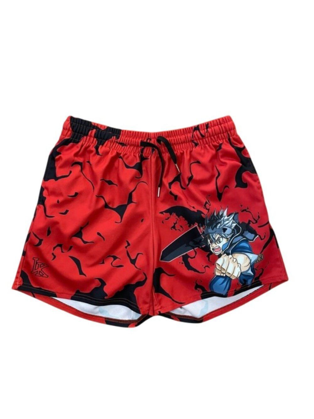Invicta Kuru Anime Gym Shorts Men’s Large Black Clover Asta Inspired Athletic